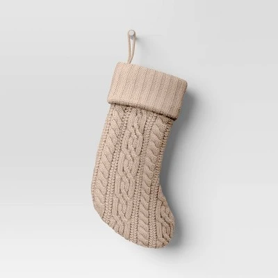 20" Cable Knit Christmas Stocking - Wondershop™ 6 20" Cable Knit Christmas Stocking - Wondershop™ - Image 4