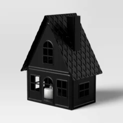 9" Lit Metal House Christmas Village Building - Wondershop™ Black: Battery-Powered Indoor Decorative Object 5 9" Lit Metal House Christmas Village Building - Wondershop™ Black: Battery-Powered Indoor Decorative Object -Wondershop GUEST 9ea9e8ee df36 47a0 a7de 999c79479554