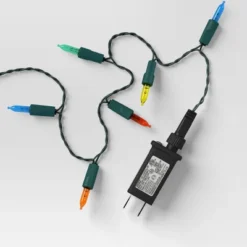 50ct LED Battery Operated Hybrid Miniature String Lights With Green Wire - Wondershop™ 11 50ct LED Battery Operated Hybrid Miniature String Lights With Green Wire - Wondershop™ -Wondershop GUEST 9f2360c5 bb1e 470e a523 dc639c079e10