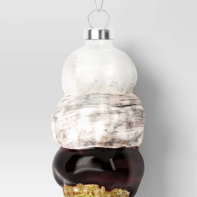 4" Christmas Glass Ice Cream Ornament - Wondershop™ 4 4" Christmas Glass Ice Cream Ornament - Wondershop™ - Image 2