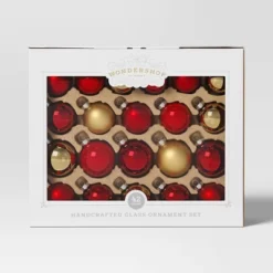 42ct Round Glass Christmas Tree Ornament Set - Wondershop™ -Wondershop GUEST a3217a9f e4fe 4378 a38f 589842ebe13e