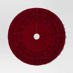 48" Velvet Tree Skirt With 3 Layers Of Ruffles - Wondershop™ 11 48" Velvet Tree Skirt With 3 Layers Of Ruffles - Wondershop™ -Wondershop GUEST a664b47b fdf8 49cc b448 ac2027232ffc