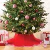 Christmas Tree Stand Collar With Scalloped Satin Edge Red/Pink - Wondershop™ -Wondershop GUEST a86622a1 afeb 4cc6 b5f0 ae4c547a52c6