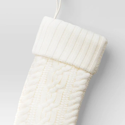 20" Cable Knit Christmas Stocking - Wondershop™ 4 20" Cable Knit Christmas Stocking - Wondershop™ - Image 2