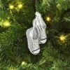 5.31" Christmas Glass Silver Shoes Ornament - Wondershop™ -Wondershop GUEST af73a79c 0093 4188 a300 afc3cb695078