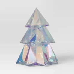 9.6" Christmas Lit Iridescent Tree Decor - Wondershop™ 6 9.6" Christmas Lit Iridescent Tree Decor - Wondershop™ -Wondershop GUEST af7f8ce1 d57c 480f a9f1 70198cca2f9b