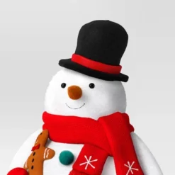 Christmas Fabric Snowman Decor Top Hat - Wondershop™ -Wondershop GUEST b5c6a13e 44a0 4cbc afb0 6ebd111aed64