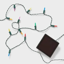 50ct Solar LED Christmas Indoor Outdoor Mini String Lights With Green Wire - Wondershop™ 10 50ct Solar LED Christmas Indoor Outdoor Mini String Lights With Green Wire - Wondershop™ -Wondershop GUEST be3bd695 99dc 4c9c b955 6f427eeda459