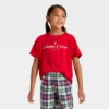 Kids' "Cabin Crew" Short Sleeve Holiday Matching Family Pajama Shirt - Wondershop™ Red -Wondershop GUEST c022d44f d865 44f3 9b32 56b7640e8590