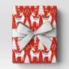 30” 20 Sq Ft Christmas Roll Wrap Scandinavian Trees And Deer On Red - Wondershop™ -Wondershop GUEST ca693265 008a 4594 81ab b56af5405dab