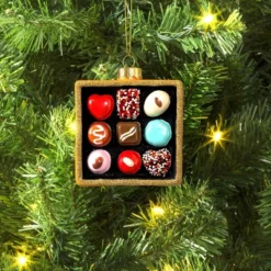 Christmas Glass Box Of Chocolates Ornament - Wondershop™