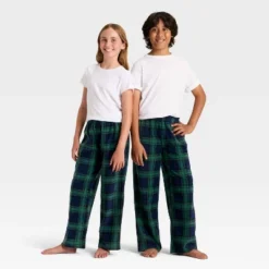 Kids' Plaid Microfleece Holiday Matching Family Pajama Pants - Wondershop™ Navy Blue 9 Kids' Plaid Microfleece Holiday Matching Family Pajama Pants - Wondershop™ Navy Blue -Wondershop GUEST d72c6ee6 8956 4b59 98e4 e9da13be077d