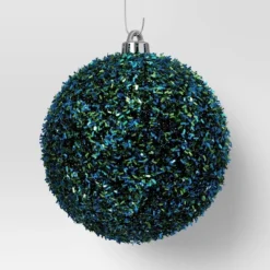 9ct Christmas Tinsel Ball Ornament Set Blue Green - Wondershop™ 7 9ct Christmas Tinsel Ball Ornament Set Blue Green - Wondershop™ -Wondershop GUEST d74dec58 4b43 475b 8522 19882b6643a2