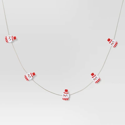 20ct LED Battery Operated Snowman Dew Drop Lights Warm White With Silver Wire - Wondershop™ 4 20ct LED Battery Operated Snowman Dew Drop Lights Warm White With Silver Wire - Wondershop™ - Image 2