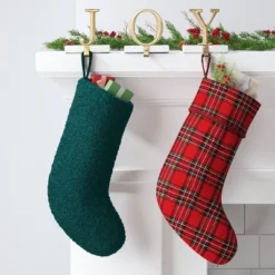 20" Faux Shearling Stocking - Wondershop™