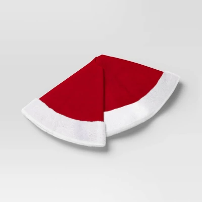 Christmas Plush With Fur Trim Tree Skirt Red And White - Wondershop™ 4 Christmas Plush With Fur Trim Tree Skirt Red And White - Wondershop™ - Image 2