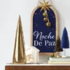 'Noche De Paz' With Metal Star And Bells Christmas Wood Wall Décor - Wondershop™: Vertical Hang -Wondershop GUEST e47d416c 8cfc 4481 94d9 598e72354a74