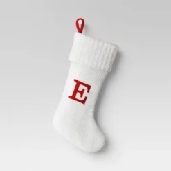 Knit Monogram Christmas Stocking White - Wondershop™ -Wondershop GUEST e67d3fea 9476 4163 96cf cf92983dc465