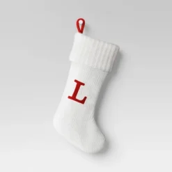 Knit Monogram Christmas Stocking White - Wondershop™ -Wondershop GUEST e84f17d3 cf25 4896 a4e8 9097058925be