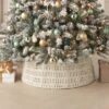 26" Woven Rope With Metallic Accent Christmas Tree Collar White/Gold - Wondershop™ -Wondershop GUEST e9e04361 3cfe 4b83 b929 2ae55e9234d0