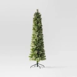 Pre-lit Slim Virginia Pine Artificial Christmas Tree Dual Color LED Lights - Wondershop™ -Wondershop GUEST ec8776fe d92a 406f a28a efbec6e4d425