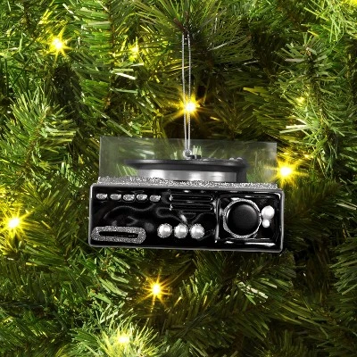 Christmas Silver Record Player Ornament - Wondershop™ 3 Christmas Silver Record Player Ornament - Wondershop™