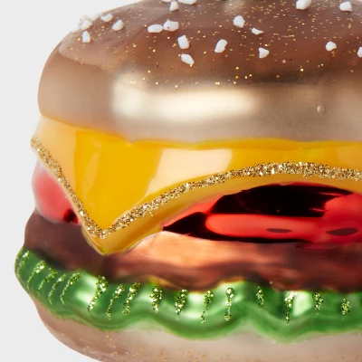Glass Cheeseburger Christmas Tree Ornament - Wondershop™ 4 Glass Cheeseburger Christmas Tree Ornament - Wondershop™ - Image 2