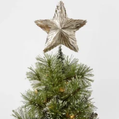 11" Tinsel Star Christmas Tree Topper - Wondershop -Wondershop GUEST f2e1d139 ff38 4688 94c0 9106388aa697