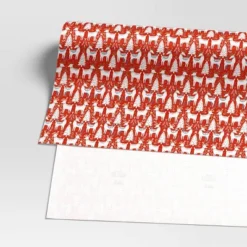 30” 20 Sq Ft Christmas Roll Wrap Scandinavian Trees And Deer On Red - Wondershop™ 5 30” 20 Sq Ft Christmas Roll Wrap Scandinavian Trees And Deer On Red - Wondershop™ -Wondershop GUEST f7308c0d fbb7 4e09 8fe0 a2cd2267078f