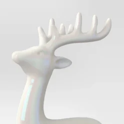 Christmas Ceramic Iridescent Deer Figural - Wondershop™ -Wondershop GUEST f8465717 f7d8 49ce a98e 5ca4d149cfaf