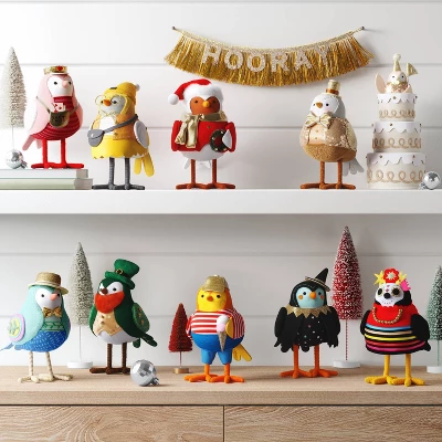 10pc Featherly Friends 2025 Anniversary Collection Christmas Bird Figurine Set - Wondershop™ 3 10pc Featherly Friends 2025 Anniversary Collection Christmas Bird Figurine Set - Wondershop™
