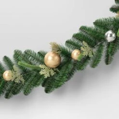6' Decorated Mixed Greenery Christmas Artificial Garland Green/Champagne Gold - Wondershop™ 5 6' Decorated Mixed Greenery Christmas Artificial Garland Green/Champagne Gold - Wondershop™ -Wondershop GUEST fb6d983d e9aa 4772 97fb 41eb8d9414f2