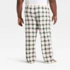Men's Plaid Ribbed Holiday Matching Family Pajama Pants - Wondershop™ Cream 1 Men's Plaid Ribbed Holiday Matching Family Pajama Pants - Wondershop™ Cream -Wondershop GUEST fbafcafe 2e95 4a20 9df2 998f2e689f39