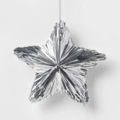 Tinsel Star Christmas Tree Ornament - Wondershop™ -Wondershop GUEST fc70c62e 9d6d 4752 9225 08de1d0b4a73