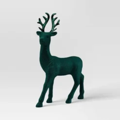 12" Christmas Flocked Standing Deer Decor - Wondershop™ 11 12" Christmas Flocked Standing Deer Decor - Wondershop™ -Wondershop GUEST fc8a51e4 2637 423b 8701 983dde7c9252